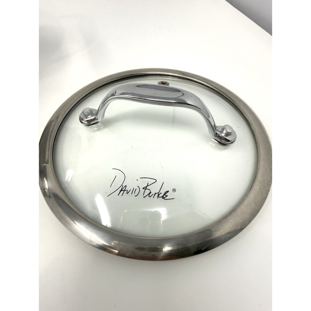 David Burke Restaurateur Splendor Series Stock Pot With Glass Lid 2 QT Cookware - Picture 2 of 10